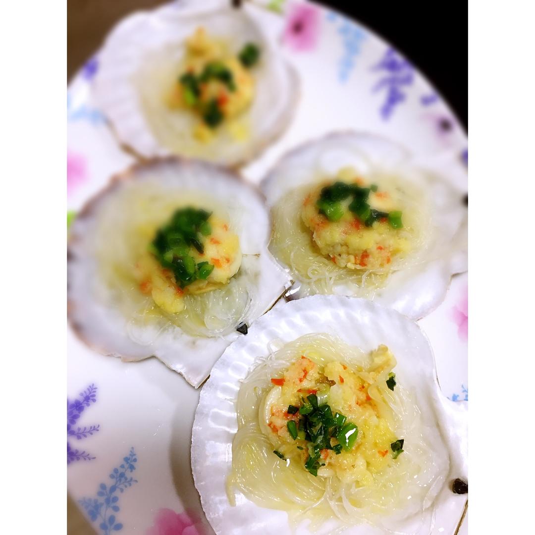 蒜蓉粉丝蒸扇贝