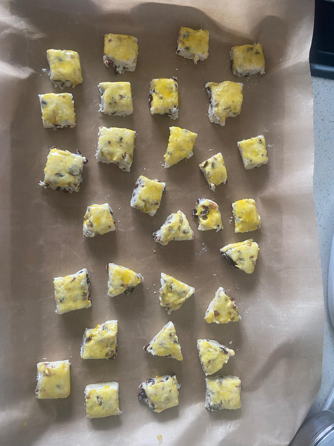 消耗淡奶油的司康