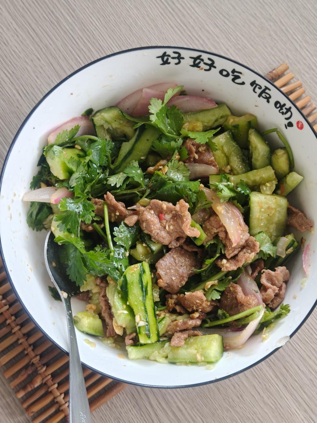 凉拌黄瓜牛肉
