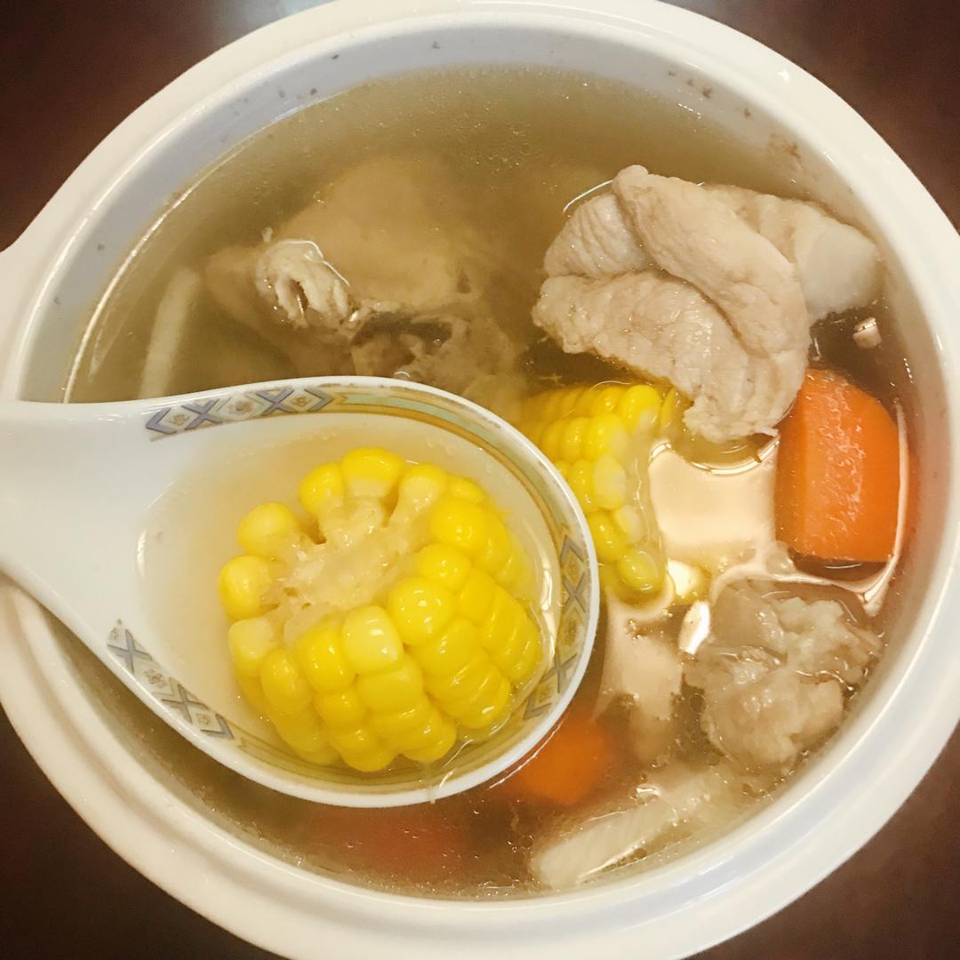 山药玉米排骨汤