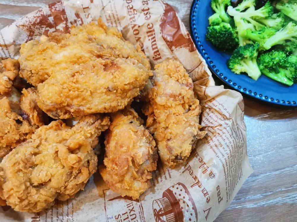 北雁南飞飞做的92秒杀kfc7575蒜香吮指炸鸡翅根