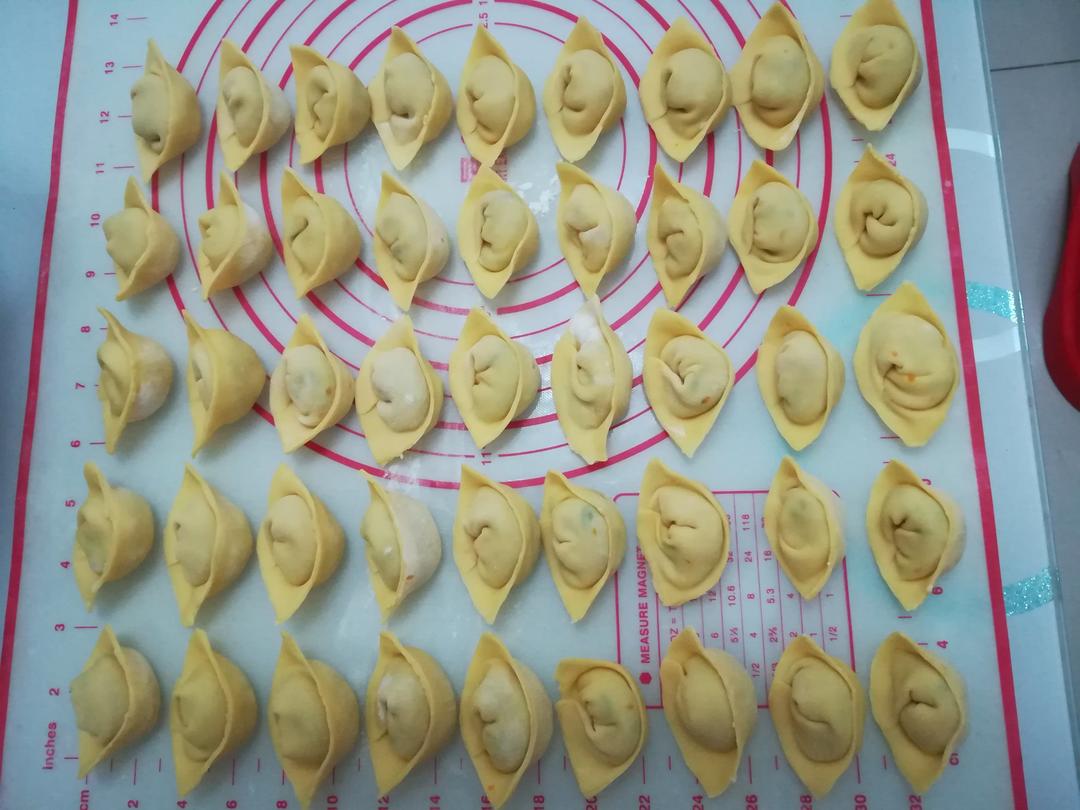 元宝馄饨的包法