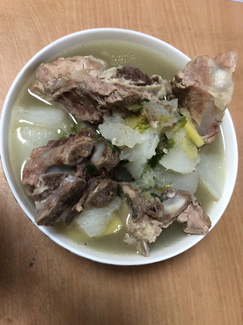 白萝卜脊骨汤