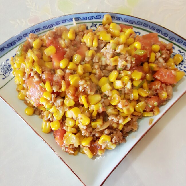 玉米炒肉末【超级下饭的快手家常菜】