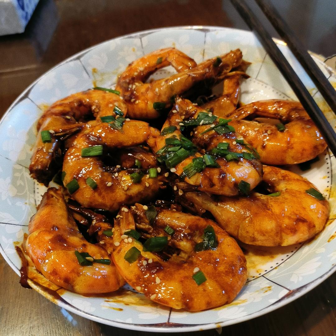 家庭版油焖大虾