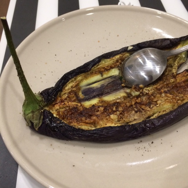 微波炉做出街头烧烤风的茄子