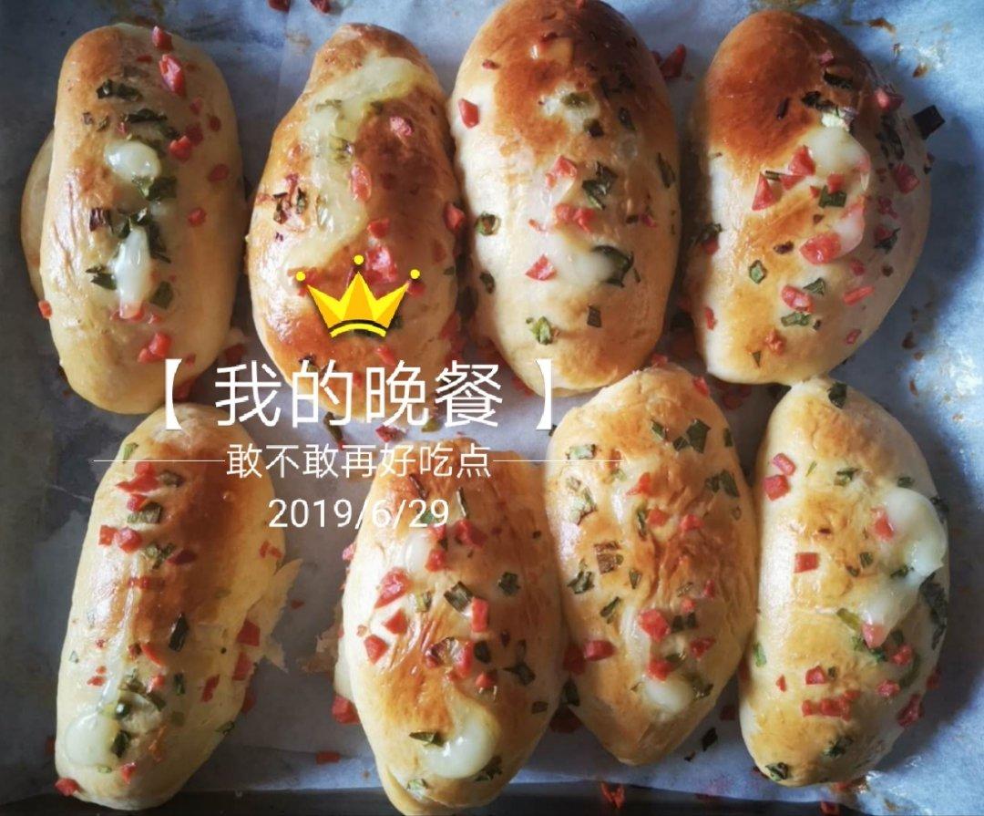 香葱火腿肉松面包