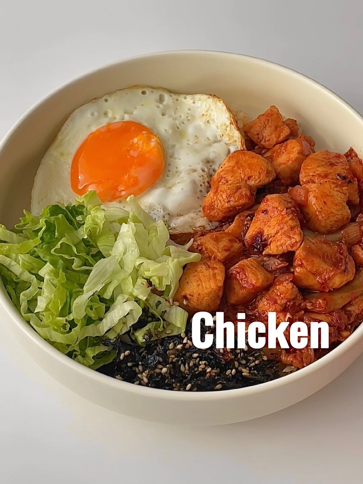 甜辣过瘾～低卡饱腹减脂‼️韩式鸡肉饭的做法
