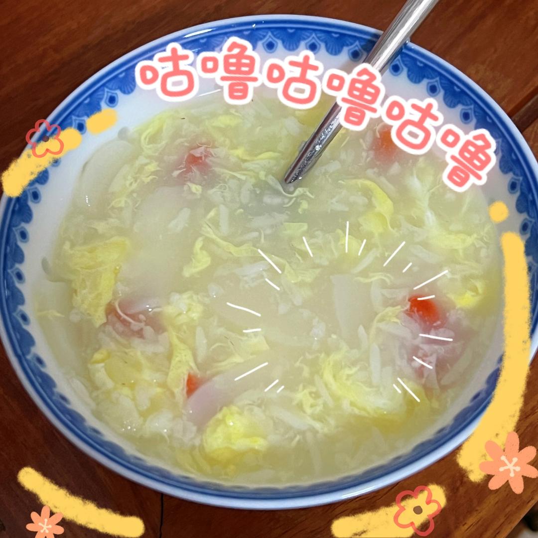 酒酿煮年糕