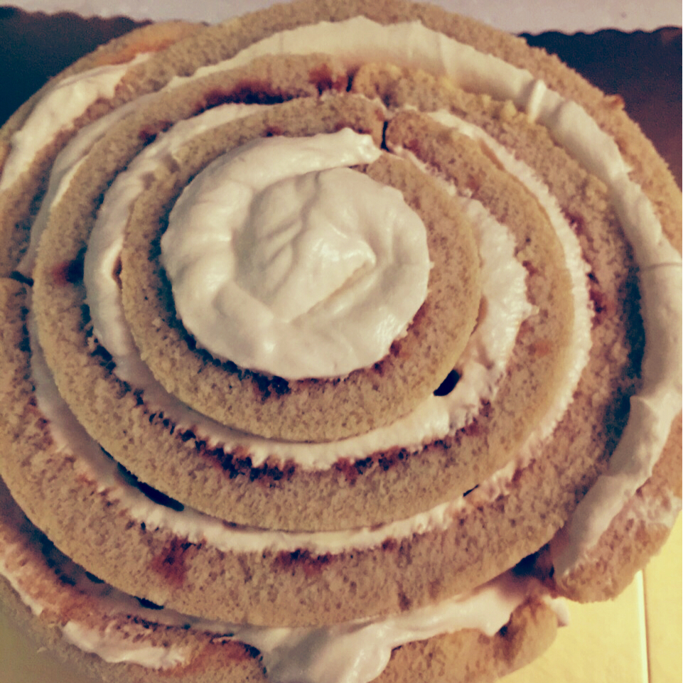 摩卡漩涡树桩造型蛋糕卷