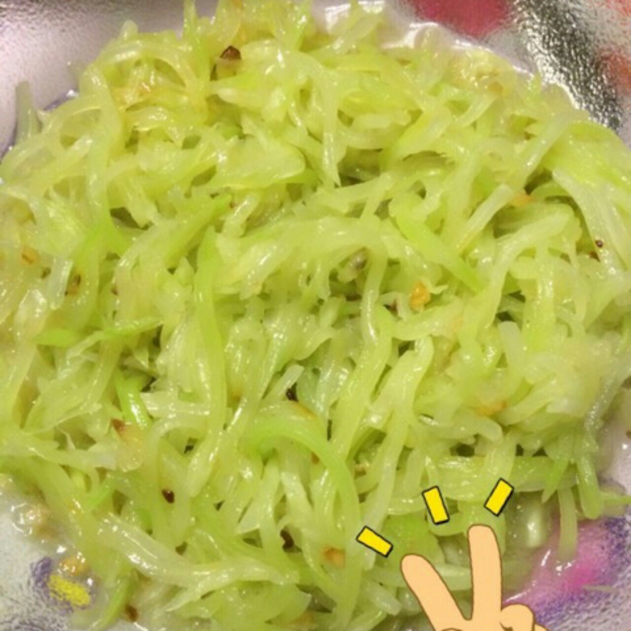 凉拌莴笋丝