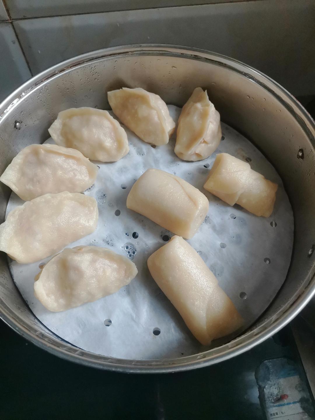 天津特色——旱萝卜素馅大蒸饺