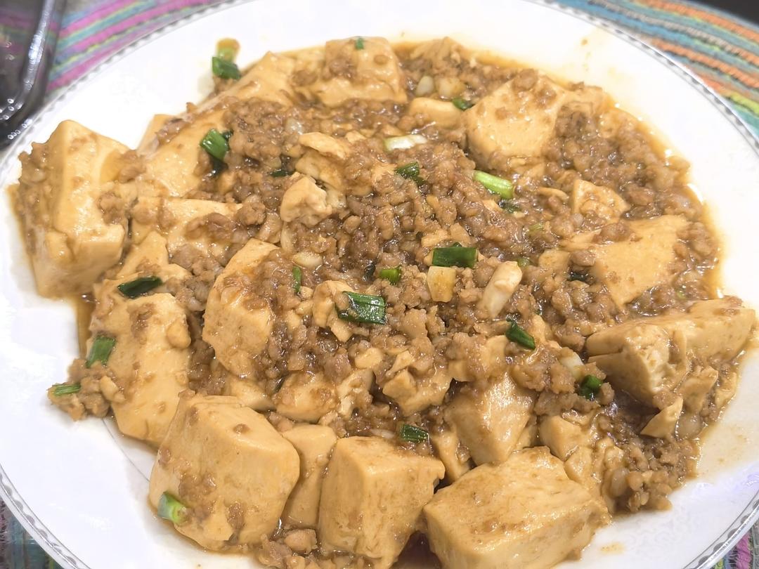 肉末烧豆腐