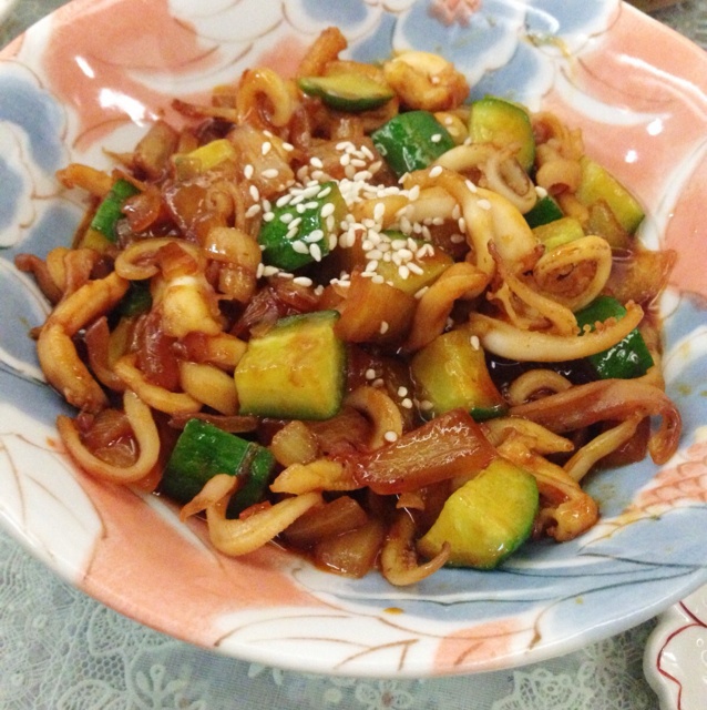 辣炒鱿鱼