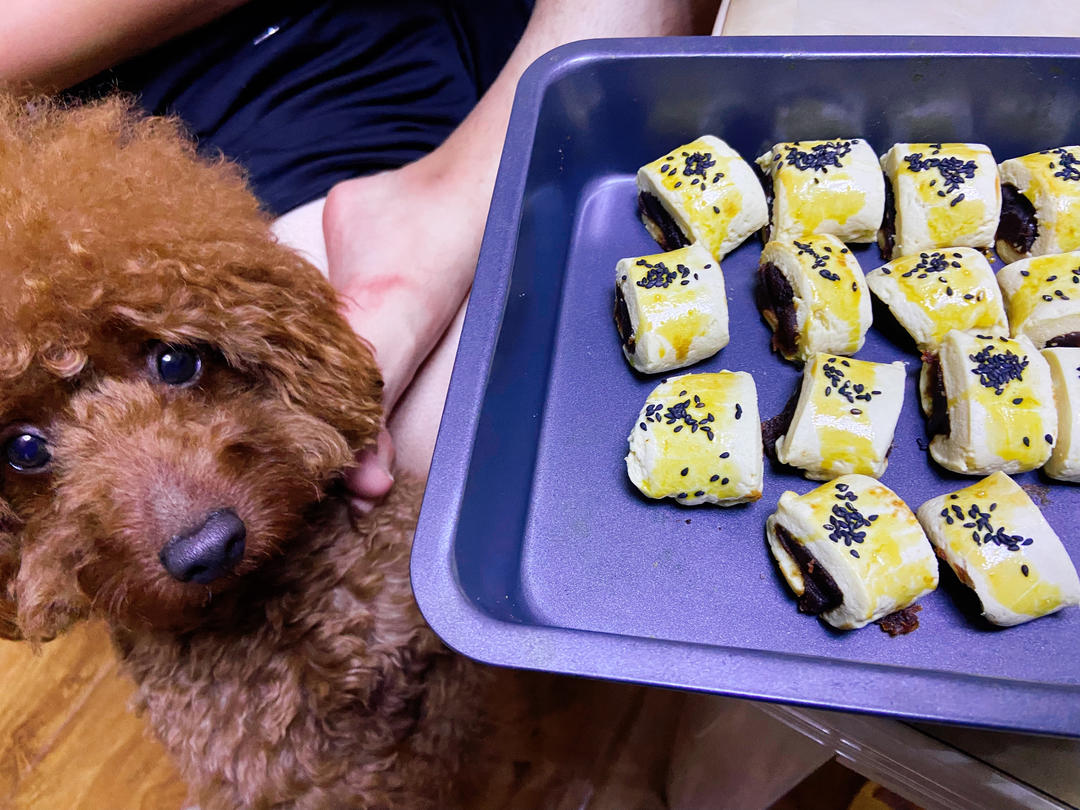 超级酥的小点心【豆沙一口酥】