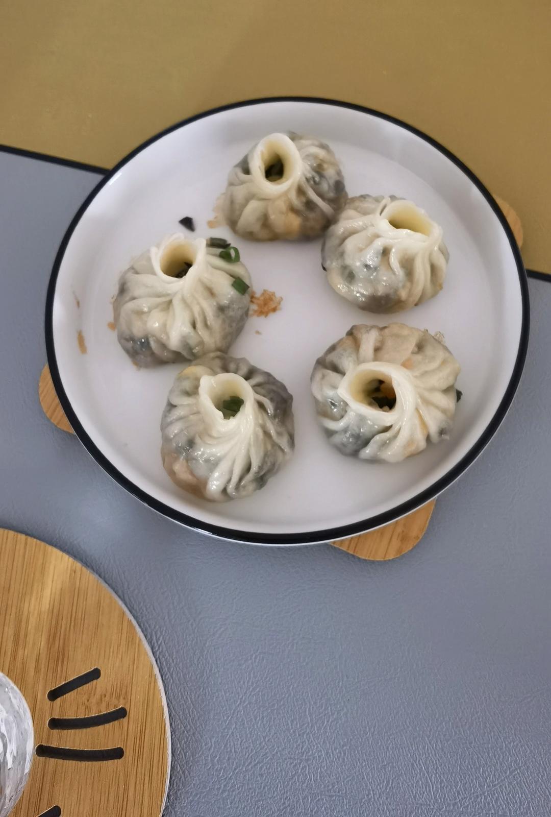 生煎蔬菜水晶包