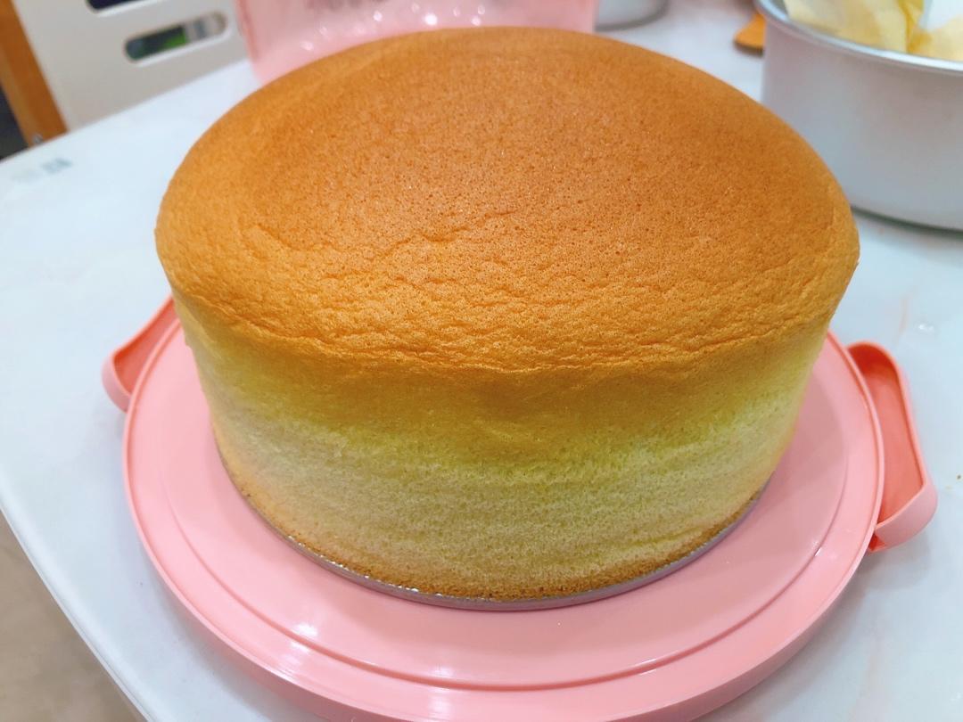 古早蛋糕 用6寸戚风模具 20克低糖版 新手零失败