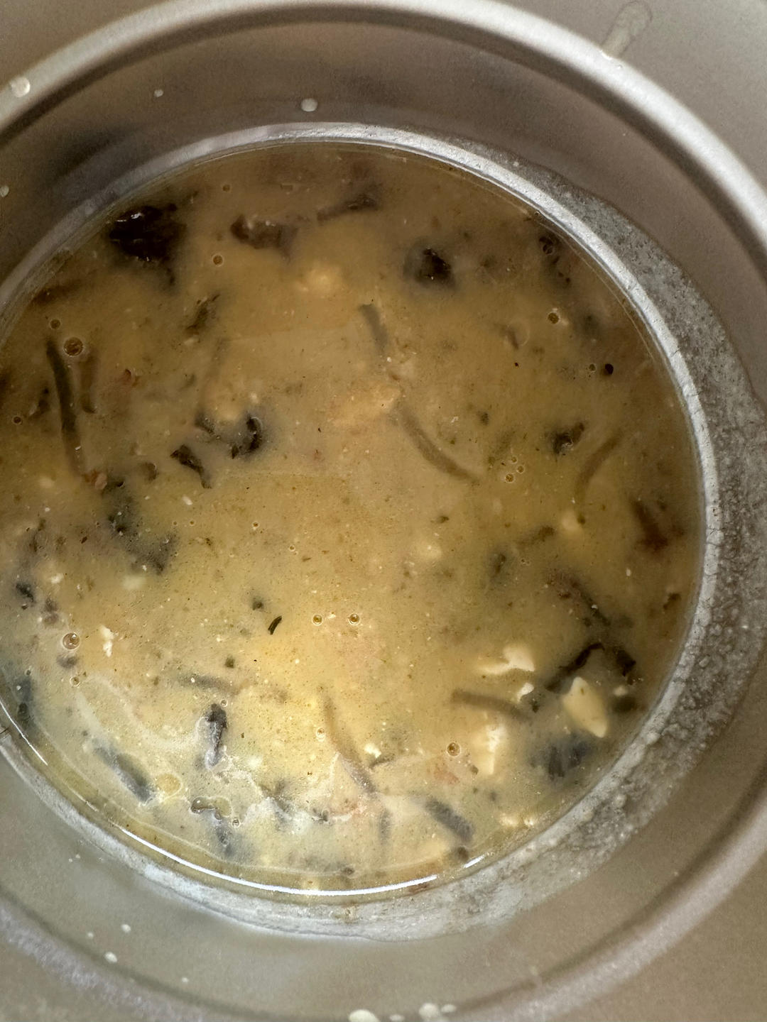 芝麻叶豆腐汤