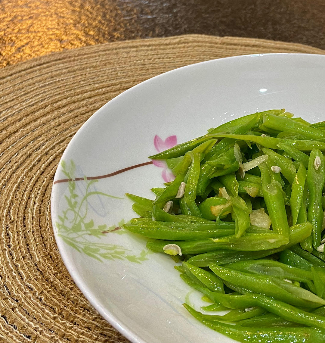 清炒扁豆丝