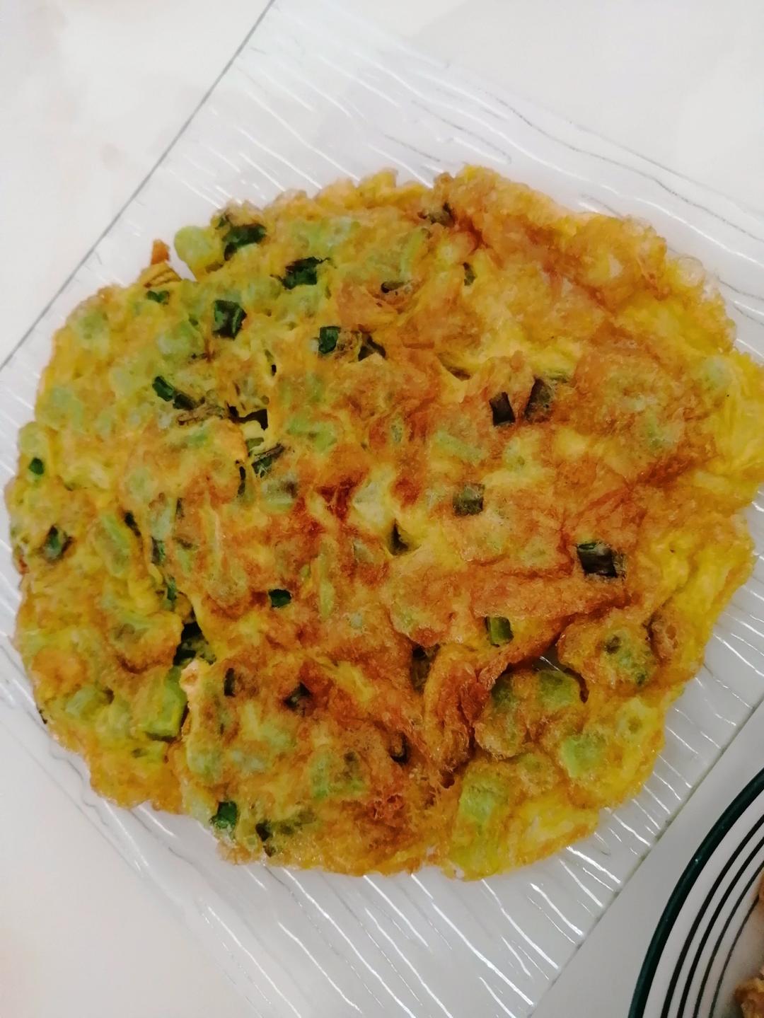 苦瓜炒鸡蛋