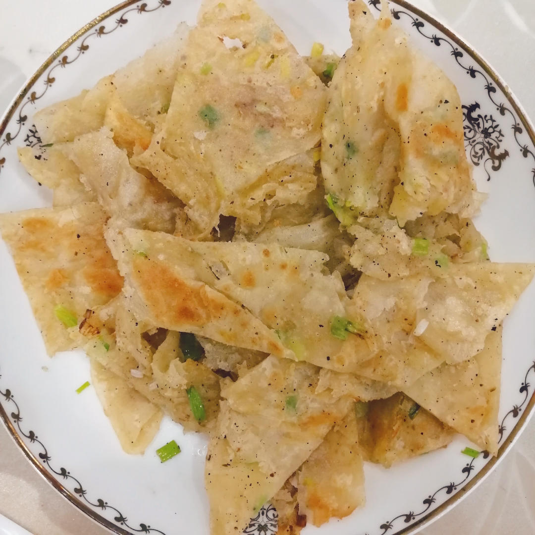 家庭版油酥葱油饼