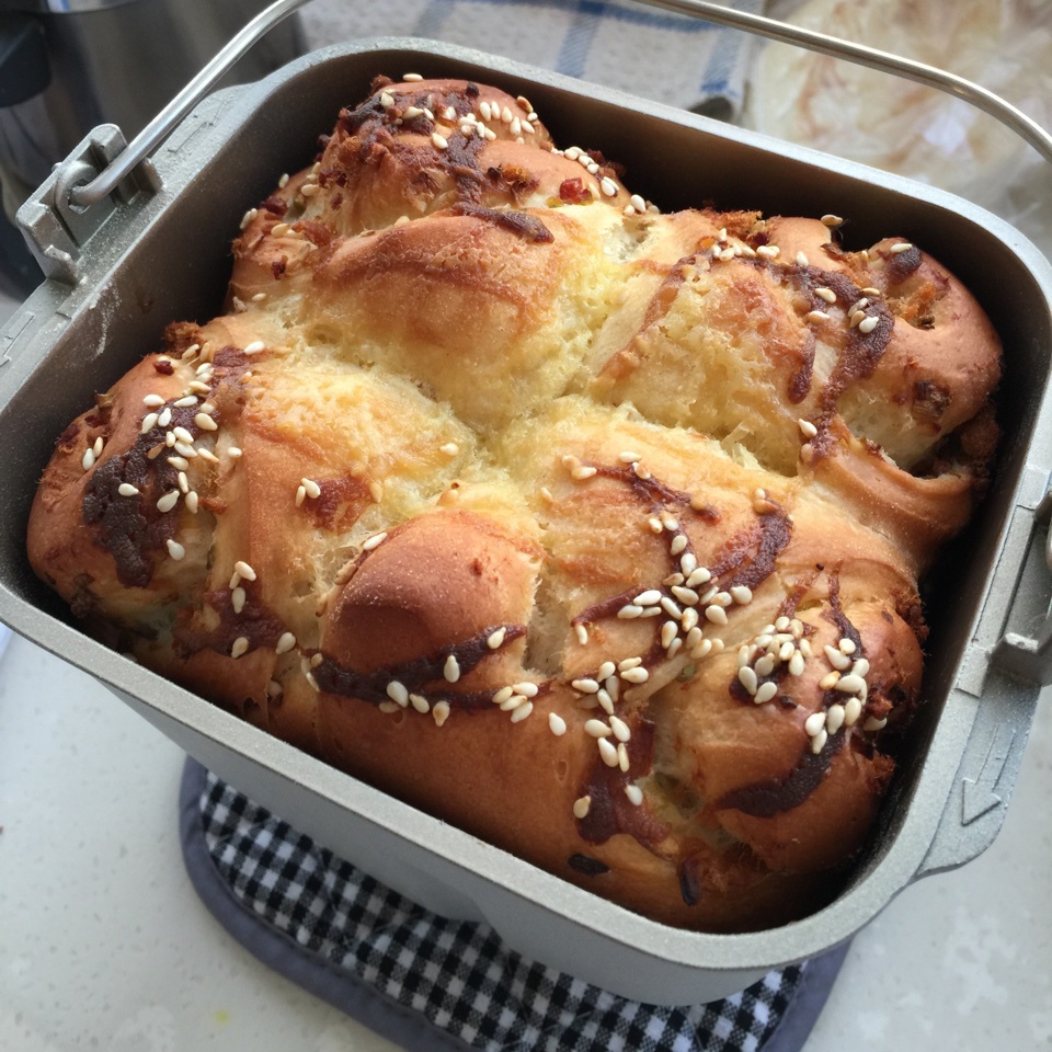 葱花肉松吐司-松下/panasonic面包机版