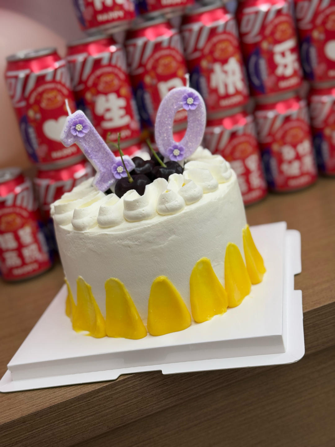 心动百香果凤梨奶油蛋糕（6寸）