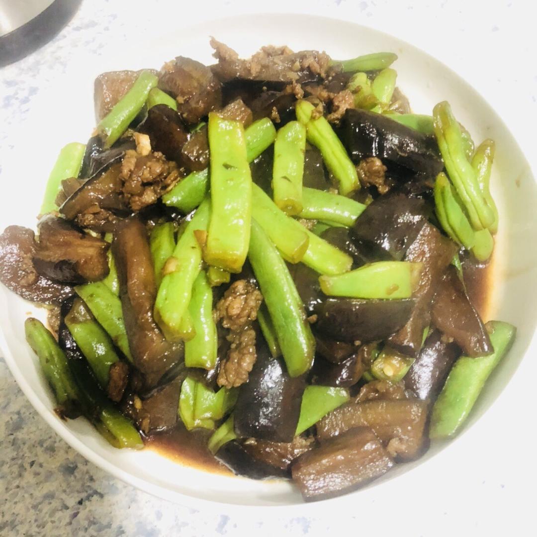 豆角烧茄子