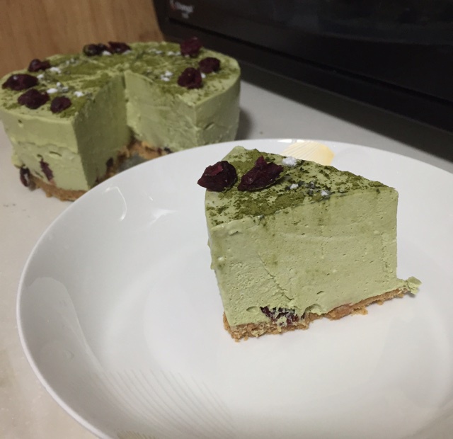 抹茶芝士慕斯蛋糕