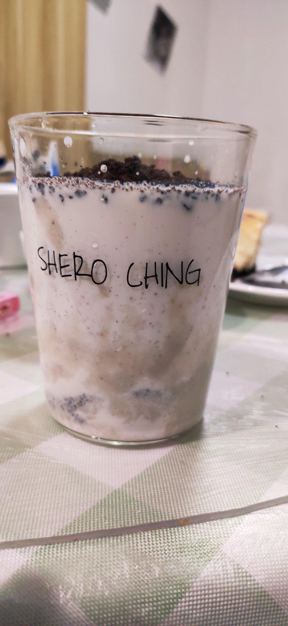 奥利奥芋泥鲜牛乳