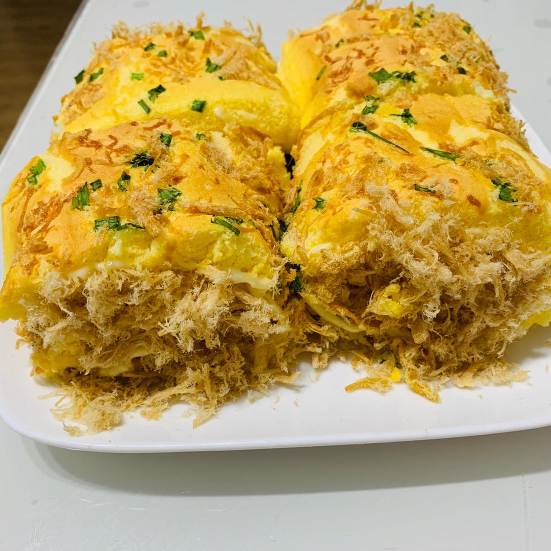蛋糕卷，肉松蛋糕卷，网红贝贝肉松卷