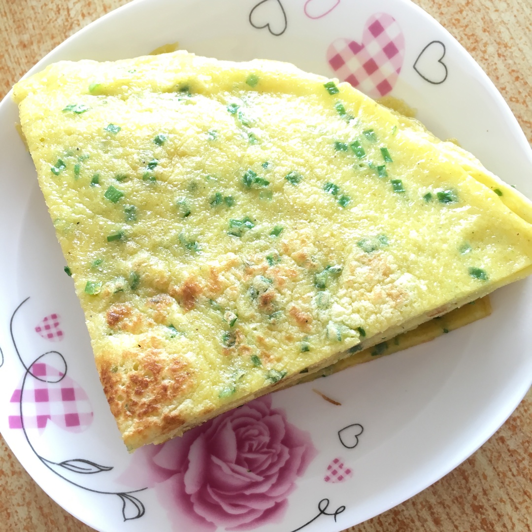 酥梨儿做的香葱鸡蛋饼