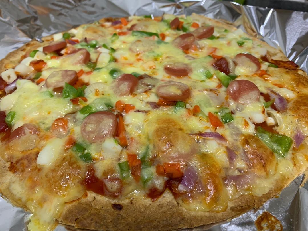 酥脆全麦薄底披萨