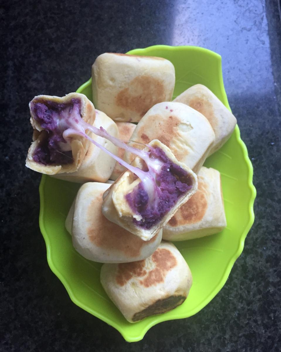 【爆浆紫薯仙豆糕】