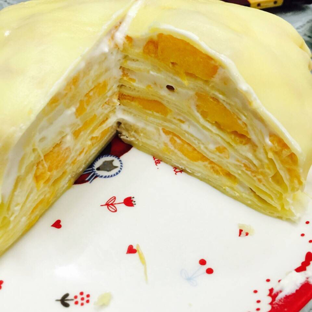 芒果千层蛋糕，100%成功告别煎皮无能