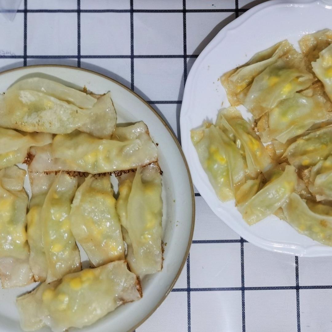 西葫芦素锅贴