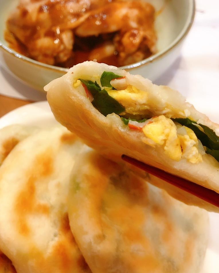 韭菜鸡蛋馅饼