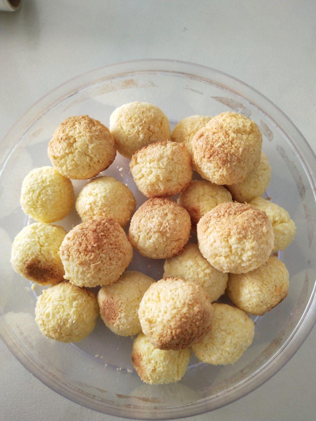 宝宝零食～椰蓉球