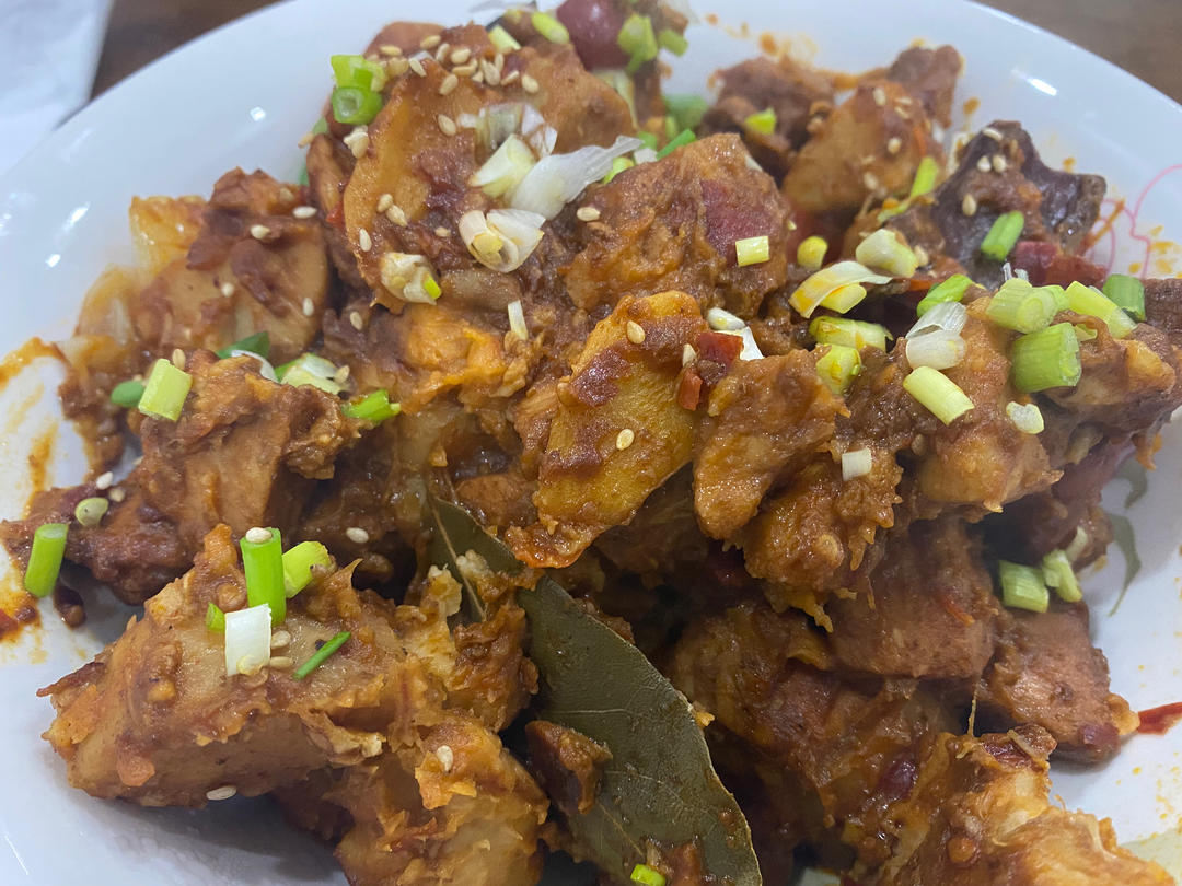 跟妈妈偷学的芋儿鸡，老公说可以去开店了