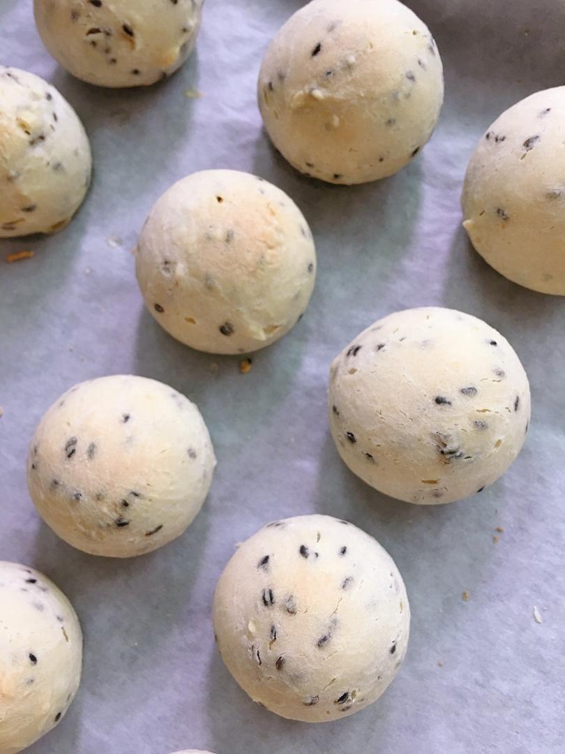 惊讶😲一次就成功的木薯粉版麻薯包（恐龙蛋🦕）