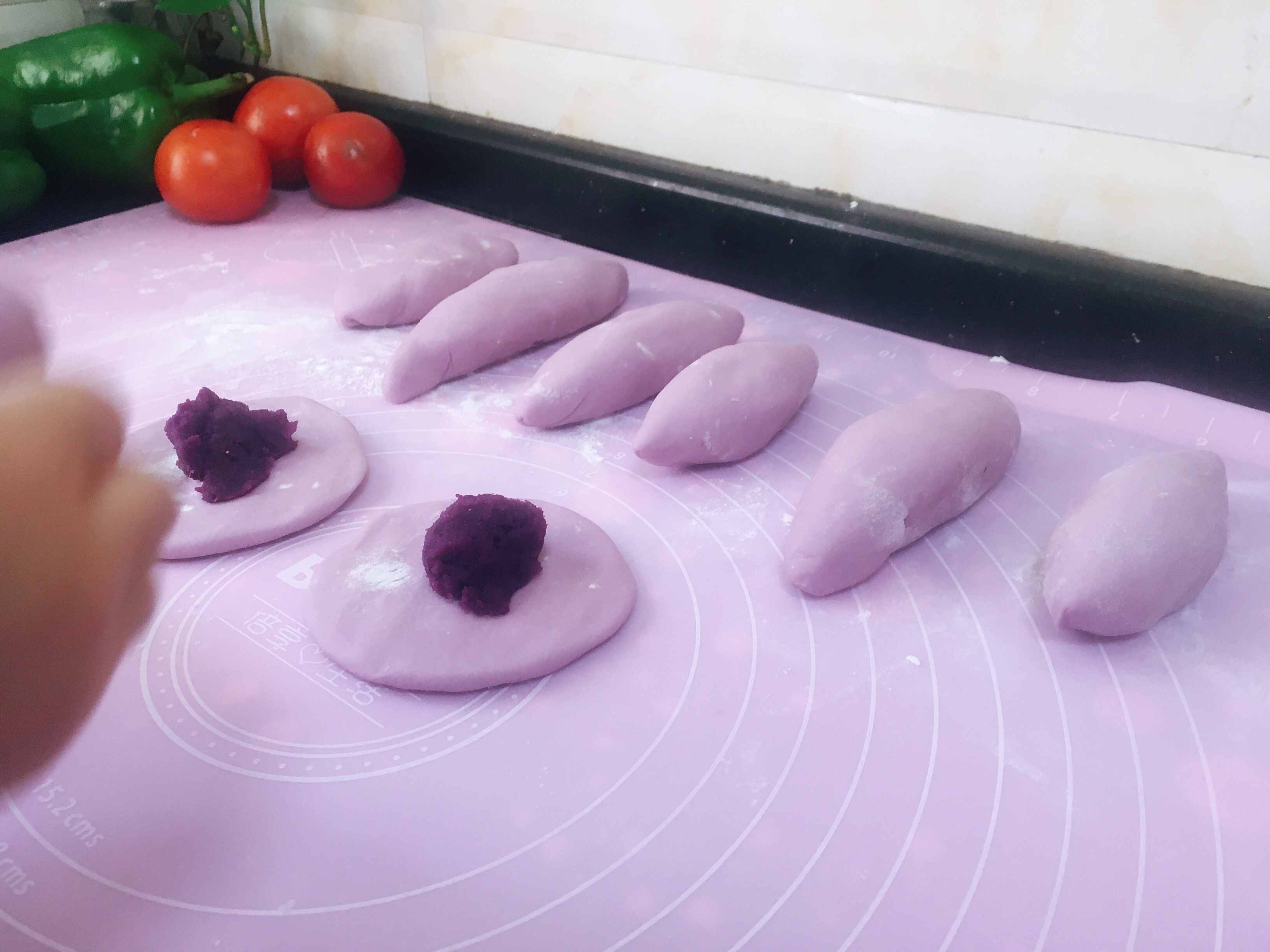 紫薯包子的做法 步骤7