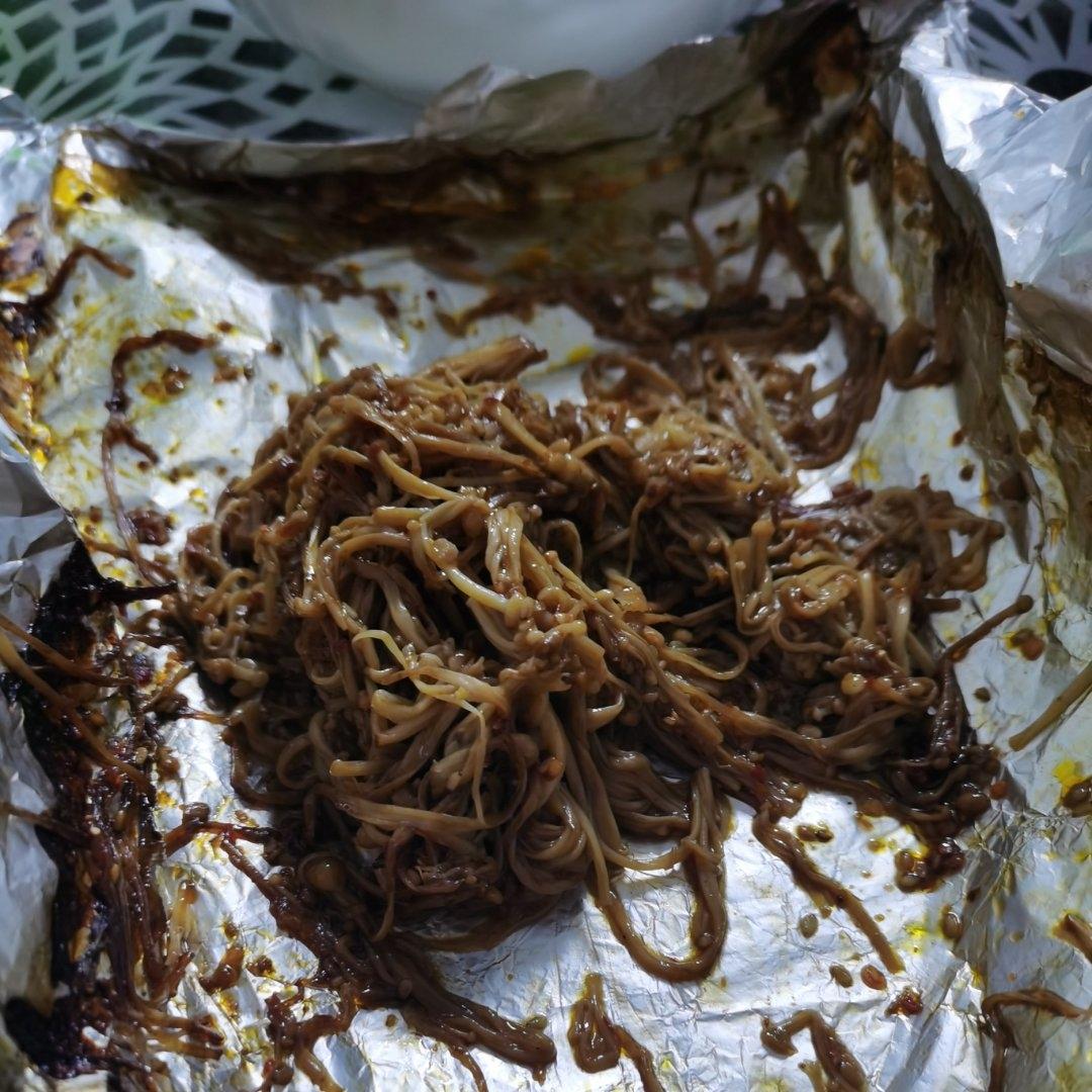 ㊙️制酱料❗️巨好吃烤金针菇！