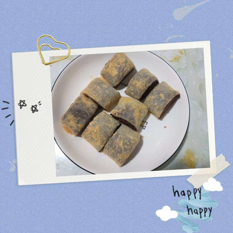 此配方做出的驴打滚无比软糯，放一天还是软的