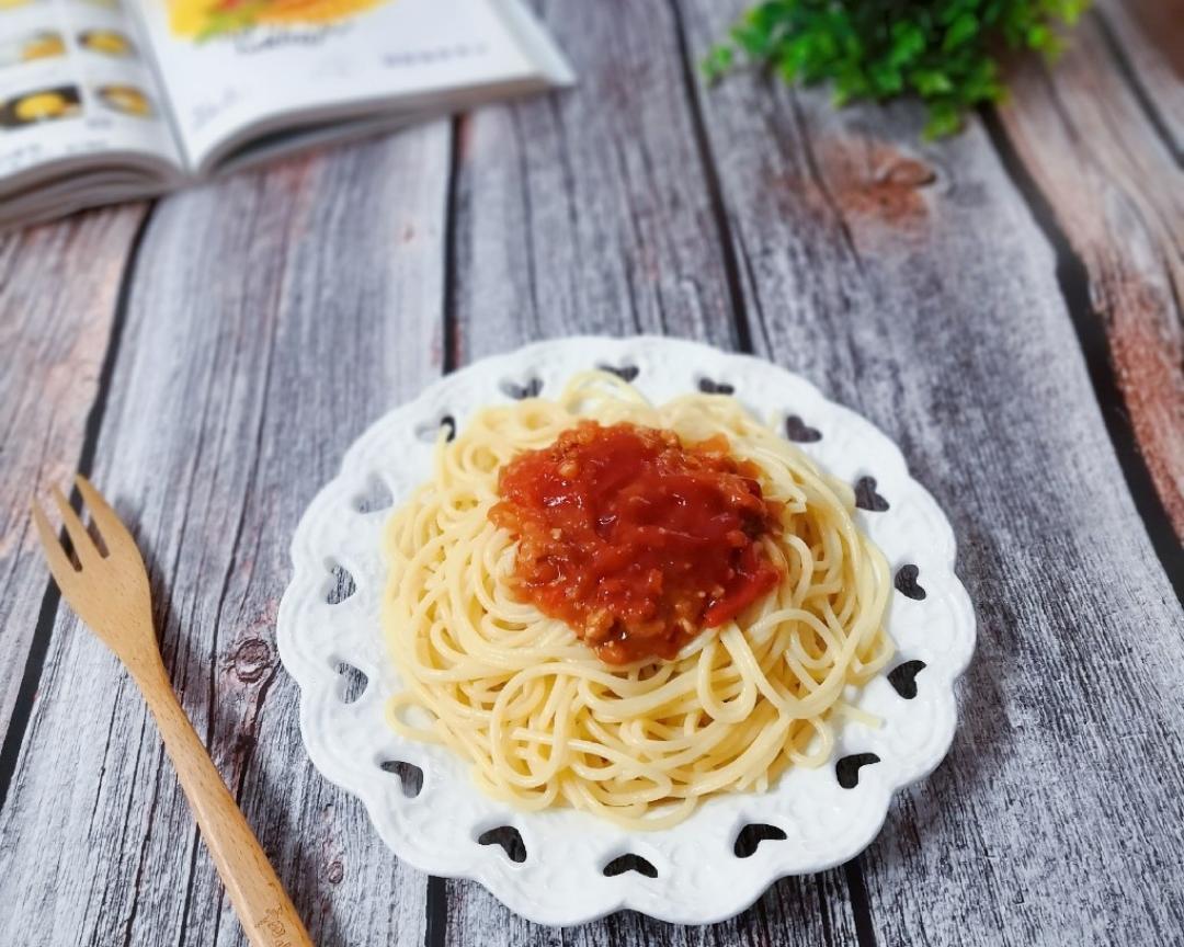 番茄🍅肉酱意面的做法
