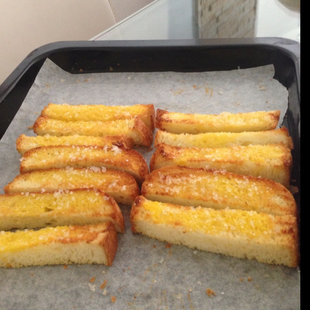 丫丫-180做的香烤面包条