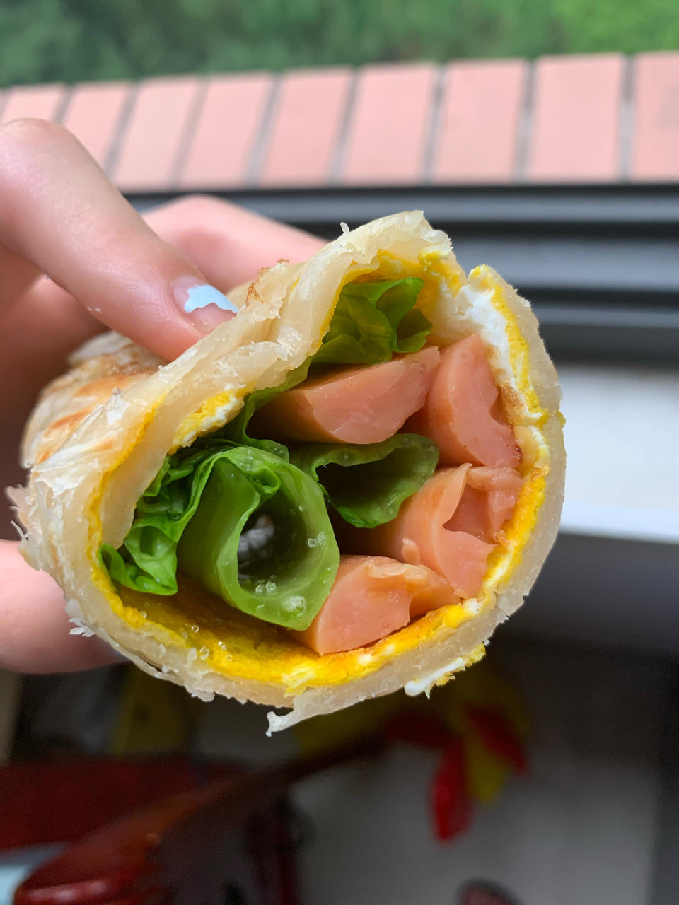 三分钟就可以做好孩子的早餐（手抓饼）