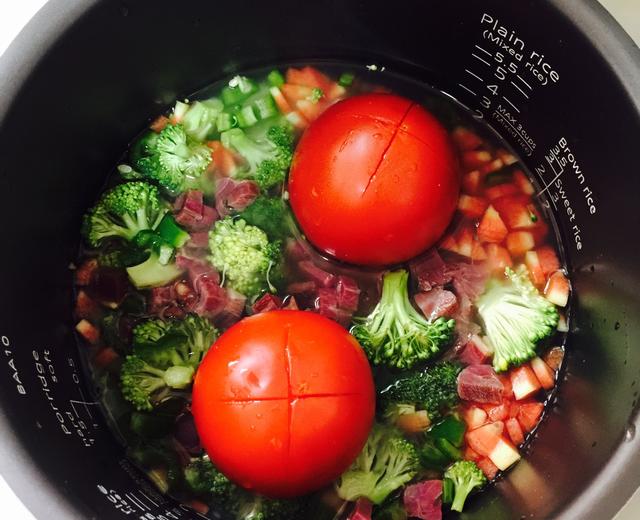 番茄焖饭（电饭锅版）的做法
