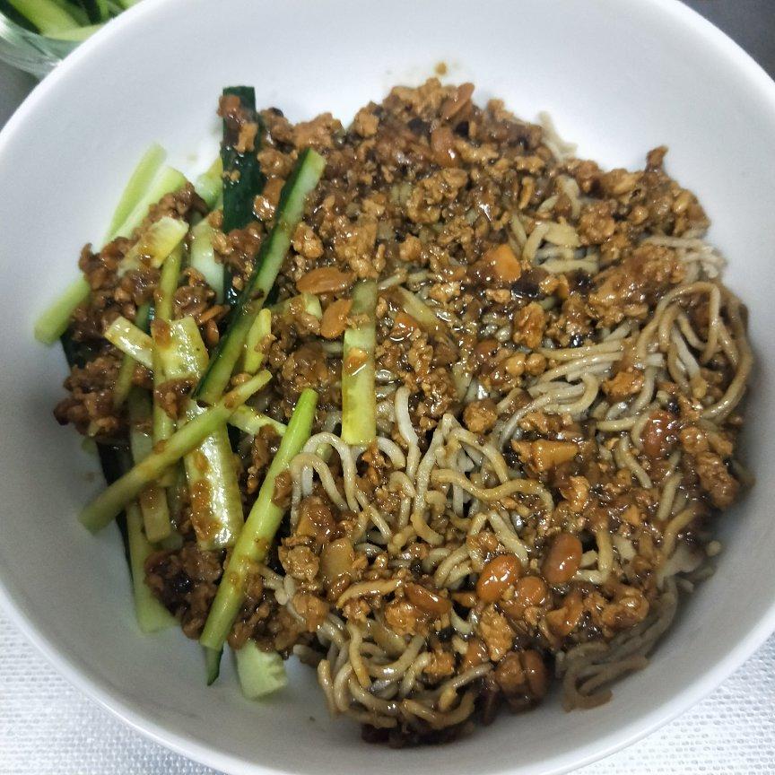 自制莜面拌面