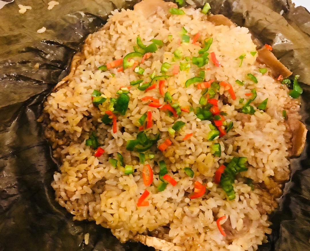荷叶糯米排骨