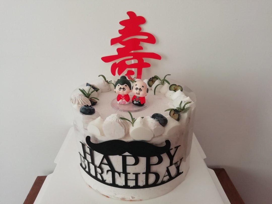 蓝莓奶油蛋糕